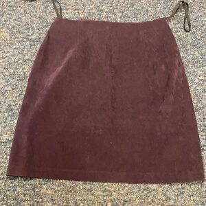 DJ Intl. Purple faux suede skirt sz. 11